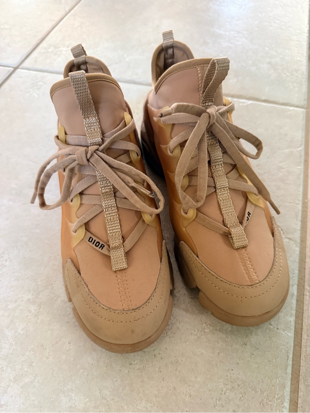 Dior D-Connect Sneaker Beige EU 37